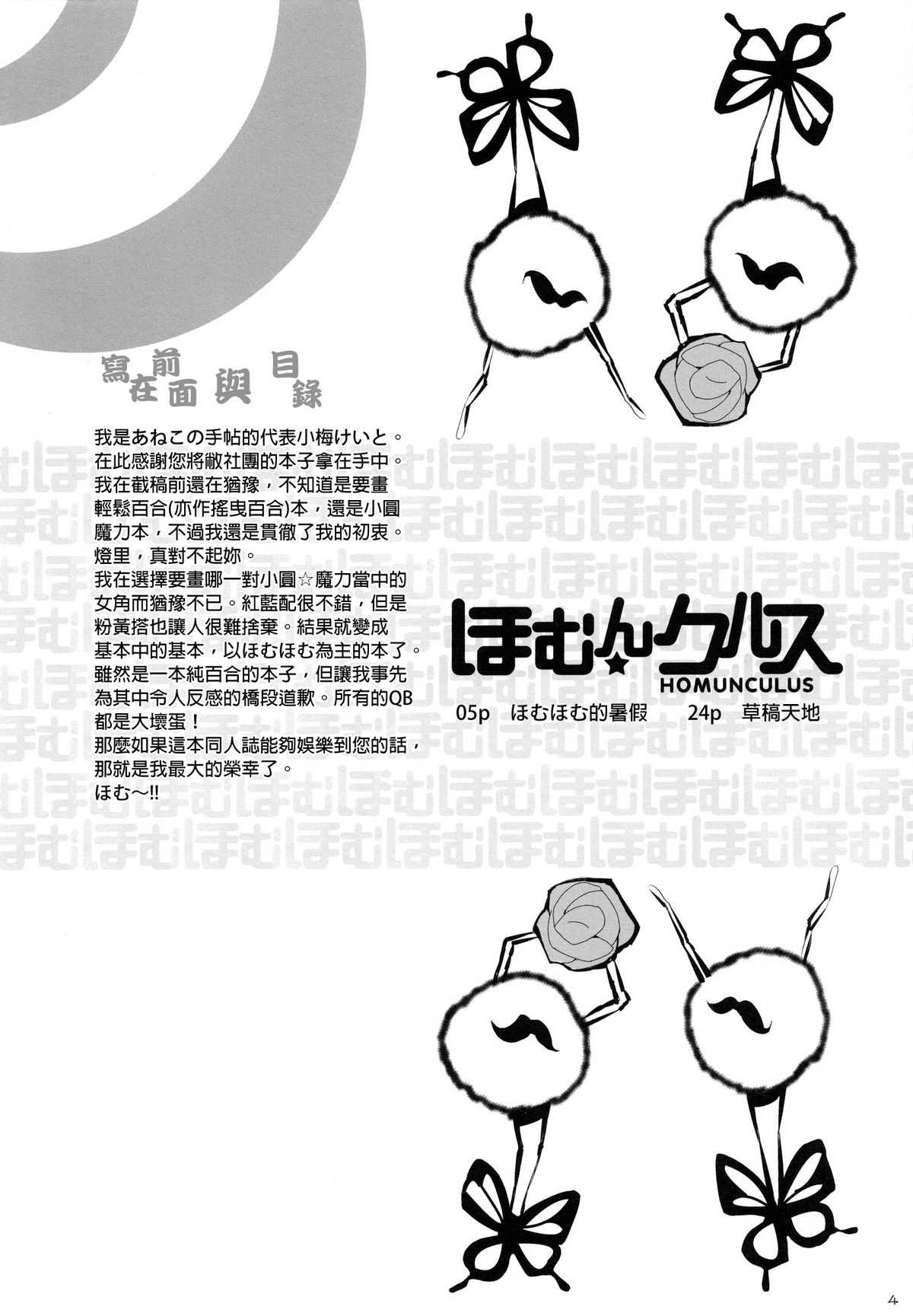(C80) [Aneko no Techo (Koume Keito)] HOMUN★CULUS (Puella Magi Madoka☆Magica)[Chinese][final個人漢化] (C80) (同人誌) [あねこの手帖 (小梅けいと)] ほむん★クルス (魔法少女まどか☆マギカ)[final個人漢化]