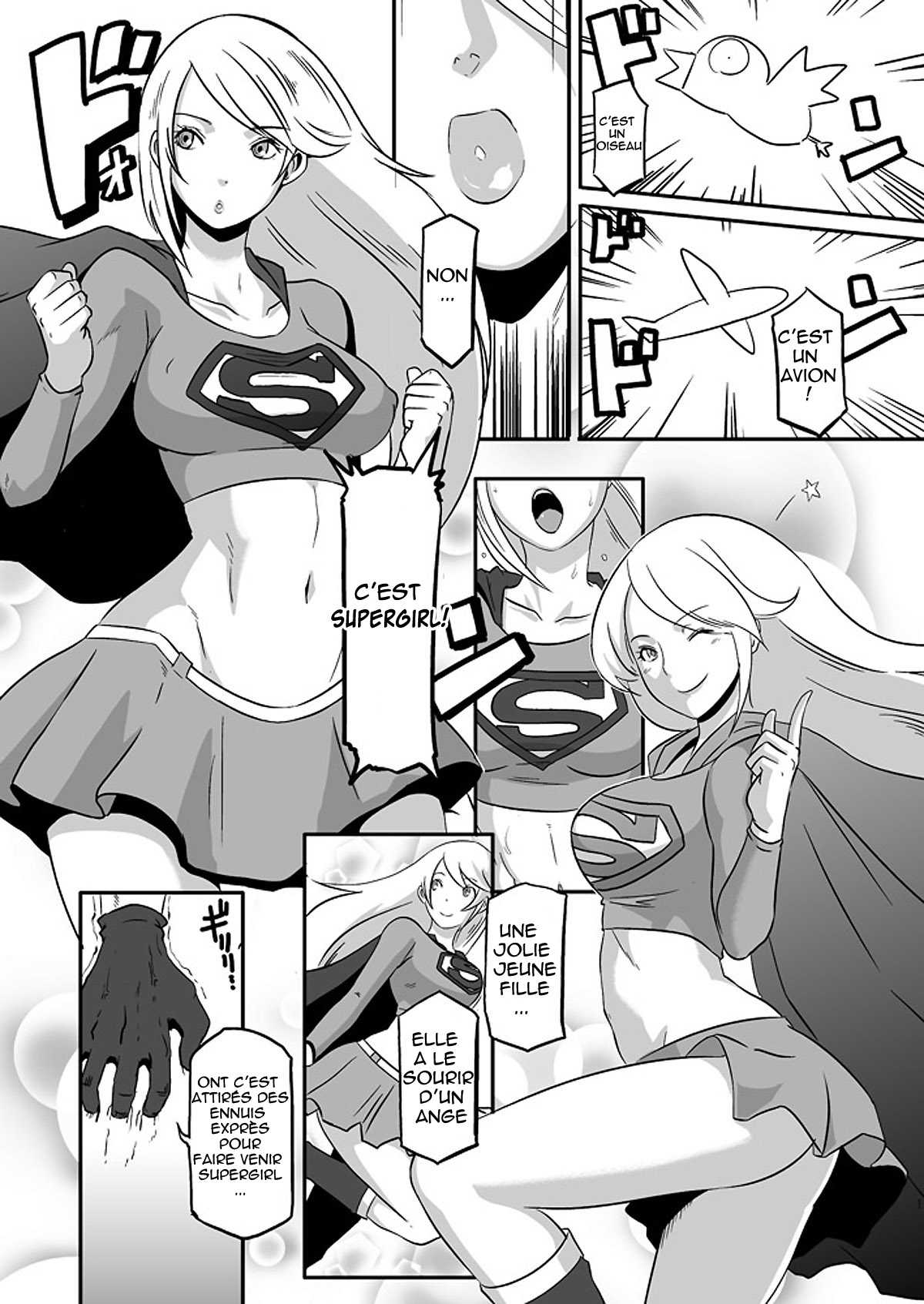 [Butcha-U (Eroquis)] Powergirl’s in a Pinch! [French] 