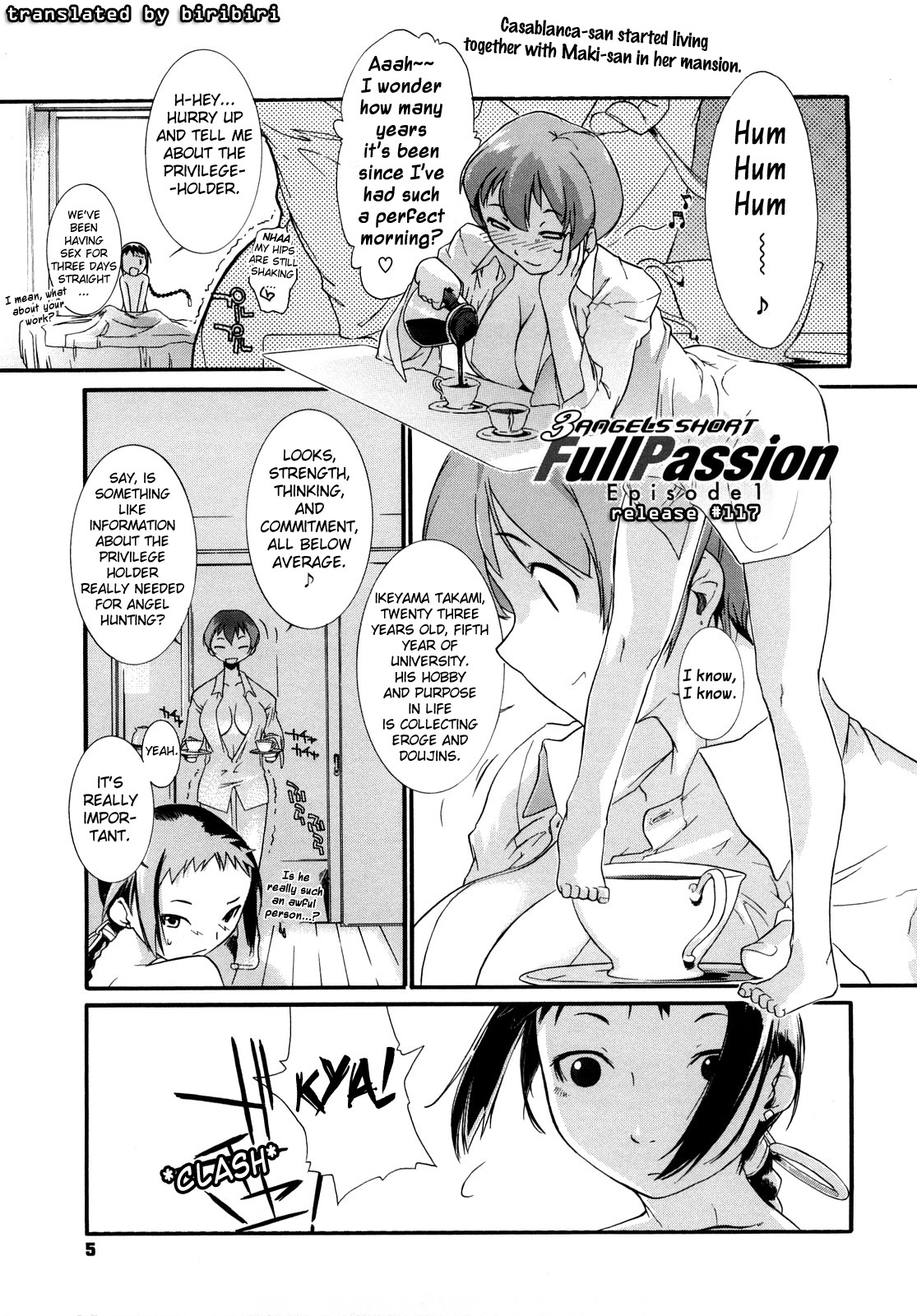 [Ash Yokoshima] 3 Angels Short  Full Passion [Complete] [English][Decensored] 