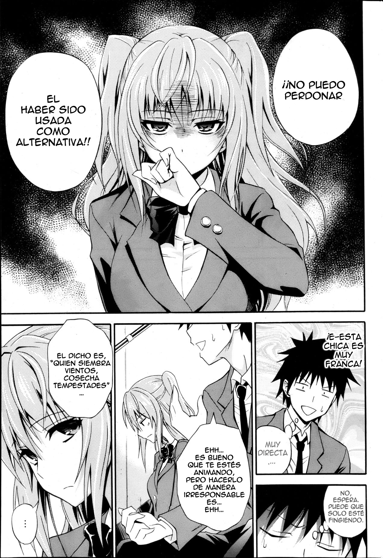 [Aoki Kanji] Dakishime Nasai! | ¡Dame Un Abrazo! (Manga Bangaichi 2013-05) [Spanish] [Henpagina] [青木幹治] 抱きしめなさいっ! (漫画ばんがいち 2013年5月号) [スペイン翻訳]